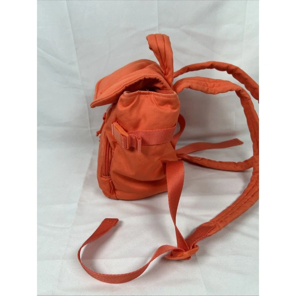 Vera Bradley Mini Backpack Orange School Casual Utility Floral Lining Small